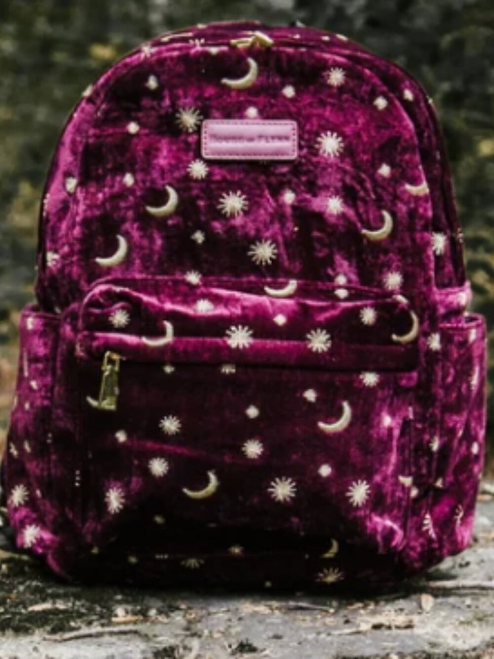 House of Flynn Purple Daughters of the Moon backpack and matching case